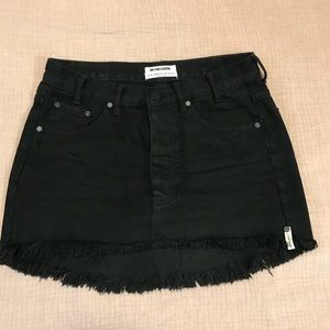 One Teaspoon Black Mini Skirt